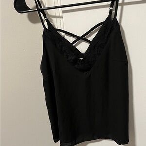 MLM Black Lace Detail Camisole